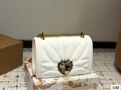 Dolce & Gabbana Black Leather Devotion Mordore Crossbody Bag